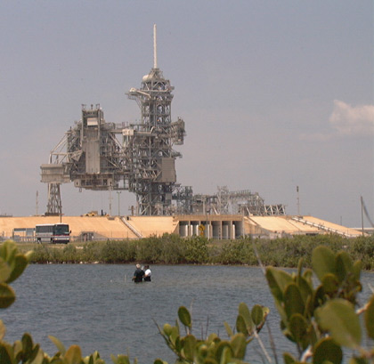Culvert near shuttle launch site